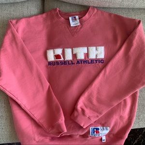 Kith x Russell Athletic Varsity Logo Crewneck